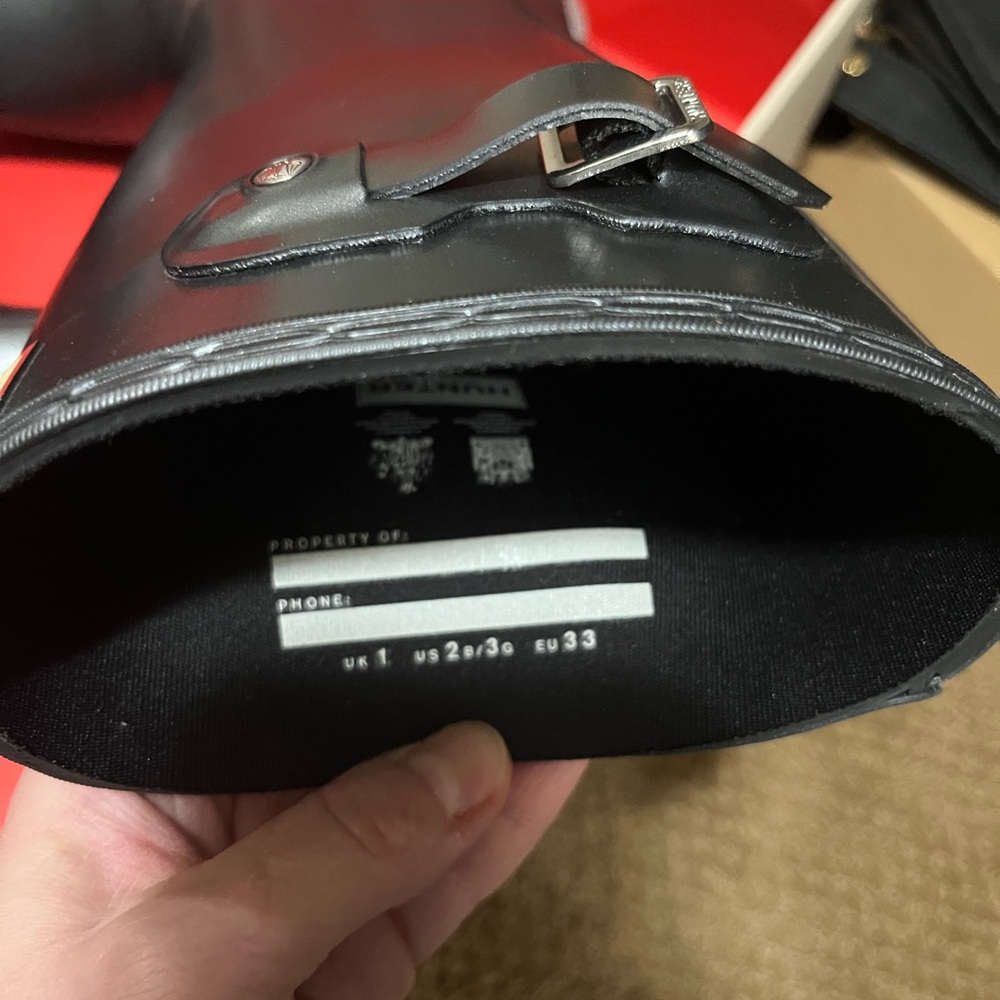 Brand new girls hunter boots